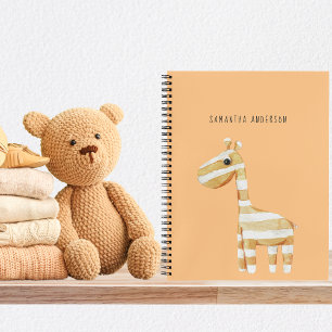 Carnet Moderne Pastel Orange Cadeau Bébé Pour Maman À Êtr