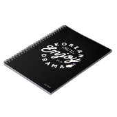 Carnet Moderne Profitez de Coréen Amoureux du drame Perso (Côté gauche)