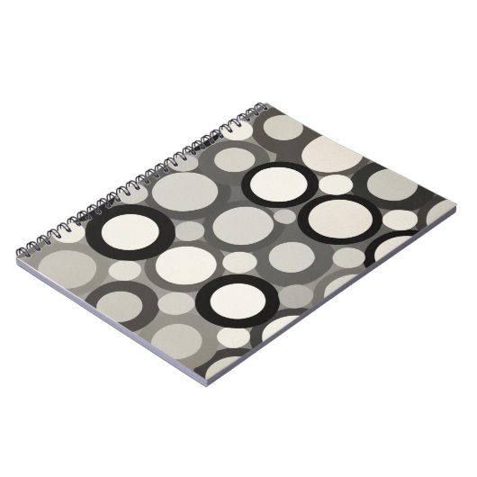 Carnet moderne Retro Circle (Côté gauche)