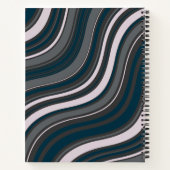 Carnet Moderne Rustique Bleu & Gris (Dos)