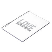 Carnet Moderne, simple, cool, design Amour Philadelphie (Côté gauche)