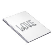 Carnet Moderne, simple, urbain, Amour cool Minneapolis (Côté Droit)