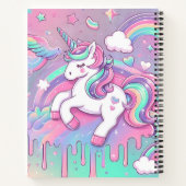 Carnet moderne Unicorn (Dos)