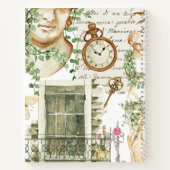 Carnet Moderne vintage aquarelle peinture grecque (Dos)