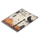 carnet moderne vintage halloween (Côté gauche)