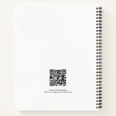 Carnet Modifier cette carte d'embarquement d'aviation (Dos)