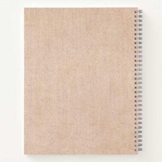 Carnet Modifier le texte Ajouter le nom Boho Rainbow Hear (Dos)