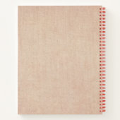 Carnet Modifier le texte Ajouter le nom Boho Rainbow Hear (Dos)