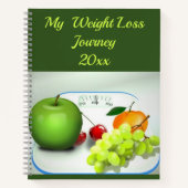 Carnet Modifier mon voyage de perte de poids (Devant)