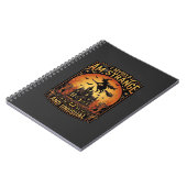 Carnet Moi-même suis étrange drôle Sorcière Halloween ens (Côté gauche)