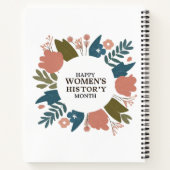 Carnet Mois de l'histoire des femmes (Dos)