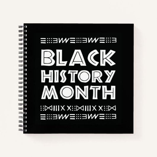 Carnet Mois de l'histoire des Noirs Conception graphique  (Devant)