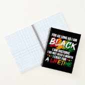 Carnet Mois de l'histoire des Noirs Pour aussi longtemps (Intérieur)