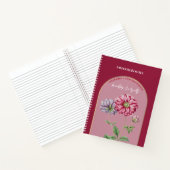Carnet Mois Fleur de naissance sur mesure Novembre Chrysa (Intérieur)