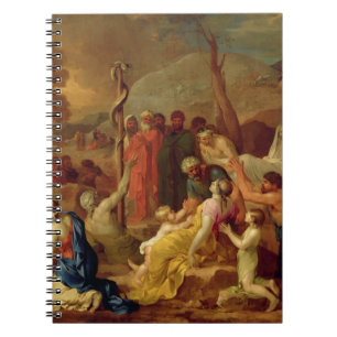 Carnet Moïse et le serpent d'airain, c.1653-54 (huile su