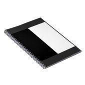 Carnet moitié blanc noir moitié noir moitié noir blanc (Côté Droit)