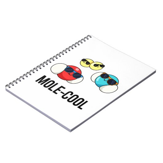Carnet Mole-Cool Funny Molecule Pun (Côté gauche)