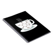 Carnet Molécule de caféine chimique (Côté Droit)