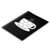 Carnet Molécule de caféine chimique (Côté gauche)