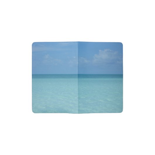 Carnet Moleskine De Poche Caraïbes Horizon Tropical Turquoise Bleu (Ouvert)