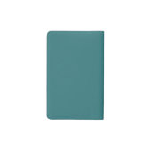 Carnet Moleskine De Poche Monogramme personnalisé Cute Peacock Bleu (Dos)