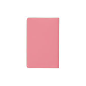 Carnet Moleskine De Poche Monogramme personnalisé Saumon Papaya simple (Dos)