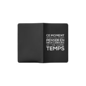 Carnet Moleskine De Poche Réflexion sur le portable français MOLESKINE® (Ouvert)