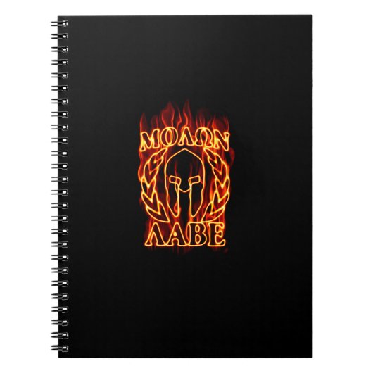 Carnet Molon Labe Spartan (Devant)
