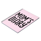 CARNET MOM DIARY MOM'S NOTEBOOK (Côté gauche)
