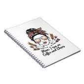 Carnet Mom I Run On Coffee And Chaos (Côté Droit)