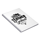 Carnet Mom Teacher Genius (Côté Droit)