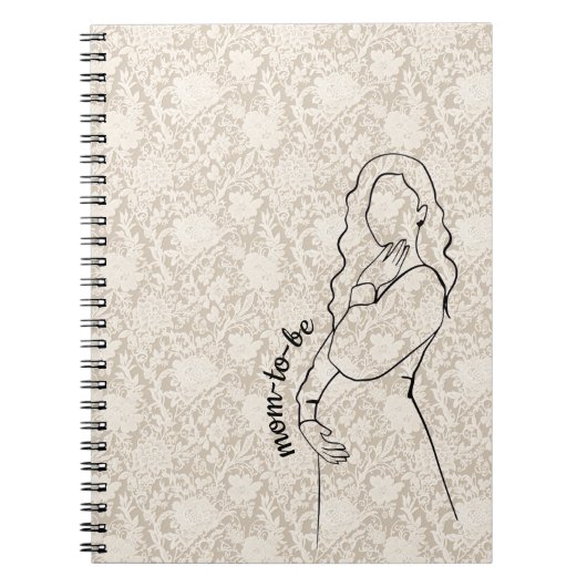 Carnet Mom-to-be Faux Lace (Devant)
