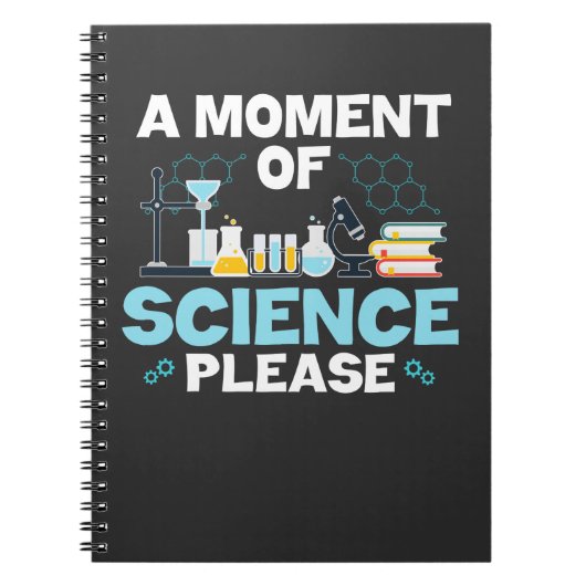 Carnet Moment de science drôle Chimie Scientifique Enseig (Devant)