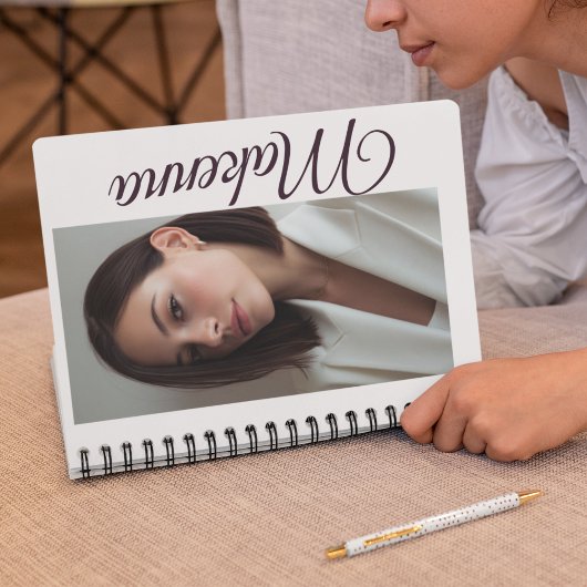 Carnet Moment vertical avec nom