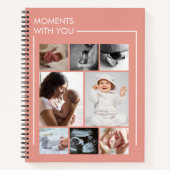 Carnet "Moments With You” notebook for mom (Devant)