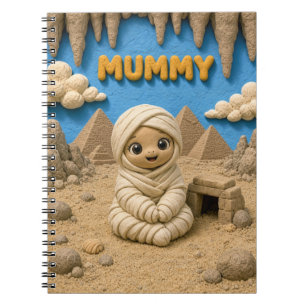 Carnet Momie de bébé mignonne, mythique