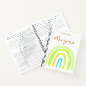 Carnet Momma's Kitchen Boho Recipes Notebook (Intérieur)