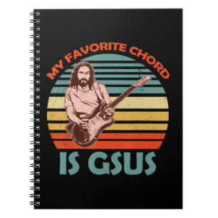 Carnet Mon accord préféré est Gsus Jesus Guitarist Guitar