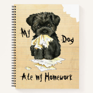 Carnet Mon Affenpinscher A Mangé Ma Maison