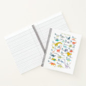 Carnet Mon alphabet de dinosaure (Intérieur)