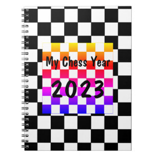 Carnet Mon année d'échecs 2023,