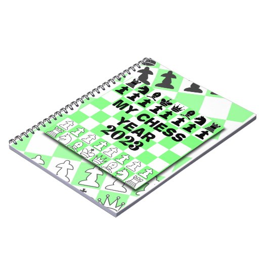 Carnet Mon année d'échecs 2026, (Côté gauche)