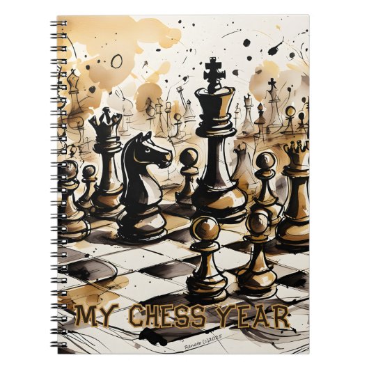 Carnet Mon année d'échecs 2027 (Devant)