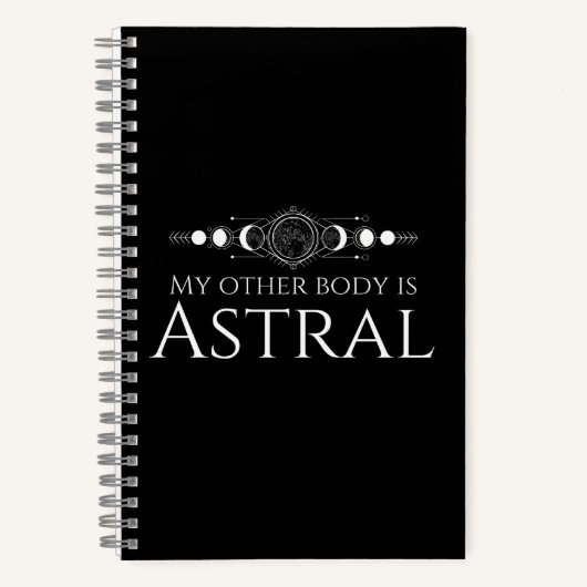 Carnet Mon autre corps est Astral (Recto)
