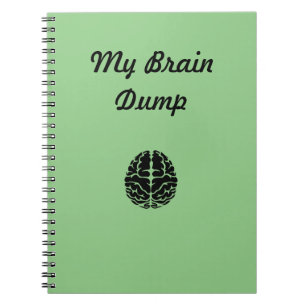Carnet Mon bloc-notes de vidage du cerveau