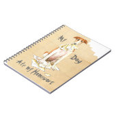 Carnet Mon Borzoi A Mangé Ma Maison (Côté gauche)