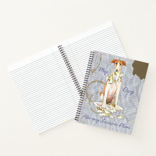 Carnet Mon Borzoi Mangé Mon plan de leçon (Intérieur)