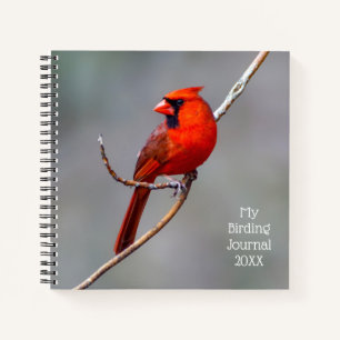 Carnet Mon Cardinal Spiral Notebook