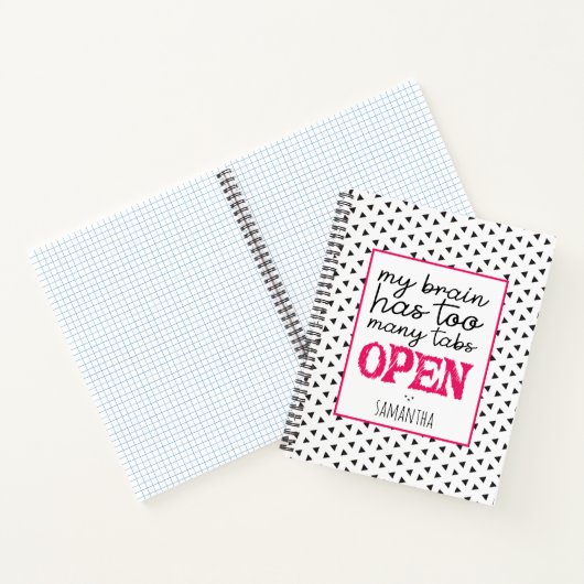 Carnet Mon Cerveau A Trop D'Onglets Ouverts (Intérieur)