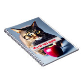 Carnet mon chat mange des pommes (Côté Droit)